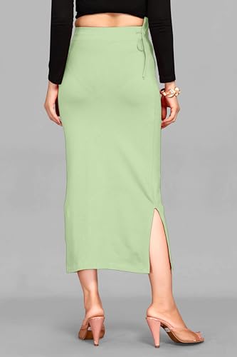 Image of ALYNE Blended Saree Shapewear Petticoat for Women, Women's Blended FullElastic with Drawstring Saree Shapewear, Skirts for Women,Shape Wear Dress for Saree