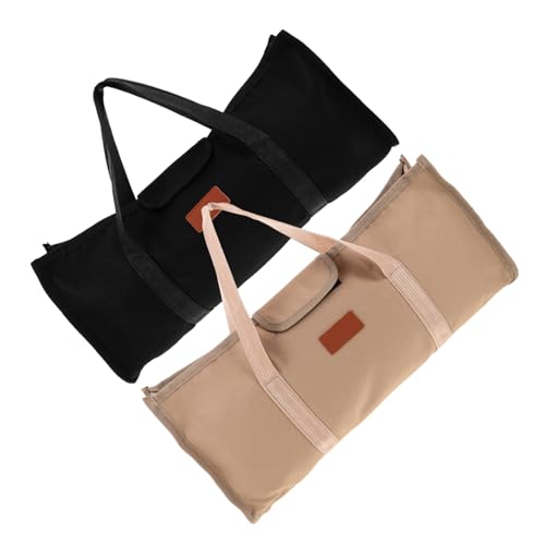 Totority 2個防水オックスフォード製キャンプ用収納バッグ 大容量折りたたみ式テントペグ収納ポーチ ハンドル付き携帯便利 アウトドア登山用