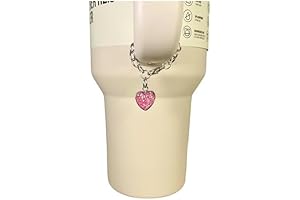 Pink Heart Stanley Cup Charm - The Perfect Bridal Accessory