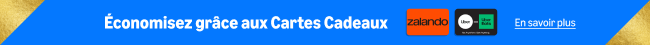 Économisez grâce aux Cartes Cadeaux