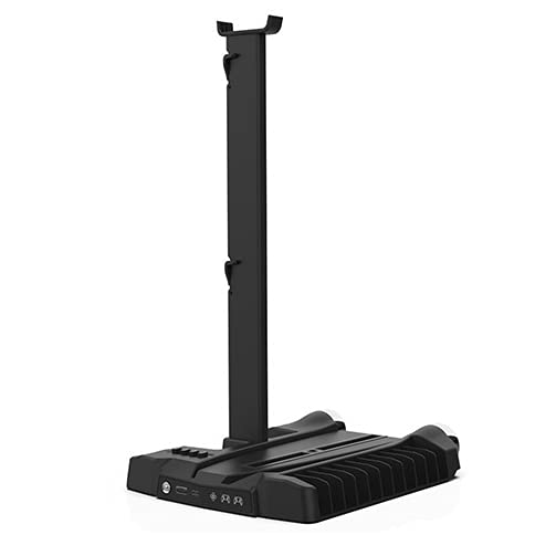 TwiHill A Base De Resfriamento Do Lutador é Adequada Para PS5, Radiador Com Rack De Armazenamento De