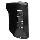 Wetterfeste Türklingel-Regenschutz, Outdoor-Schutz, schwarze Kunststoffhaube für Zugangskontrolle, Tastatur, Kartenleser, Sicherheitssysteme, breite Abdeckung, wasserdicht