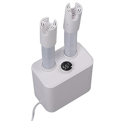 Secador eléctrico de calzado GLOGLOW con temporizador y doble salida de aire miniatura 2