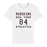 Redskins, T Shirts, Polos, Jungen, Mädchen, Hemden, Sweat Shirts, Casual, Sport, Gedruckt, Kinder, Unisex, Kleidung, Modell Rs2044 Weiß, Größe 8 Jahre