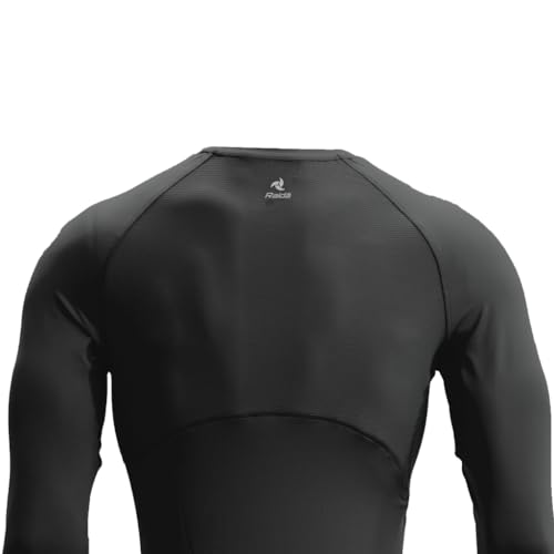 Image of Raida High Performance Base Layer with Advance Freshness & Anti-Bacteriol Technology | Top (L) Black