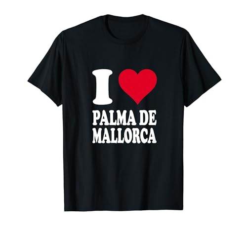 Red Heart I Love Palma De Mallorca T-Shirt