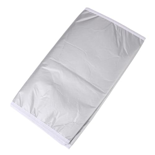 Durabilidad cubierta de poliéster con revestimiento plateado para tabla de planchar, protege la tabla de ropa del calor, fundas de planchado antiquemaduras