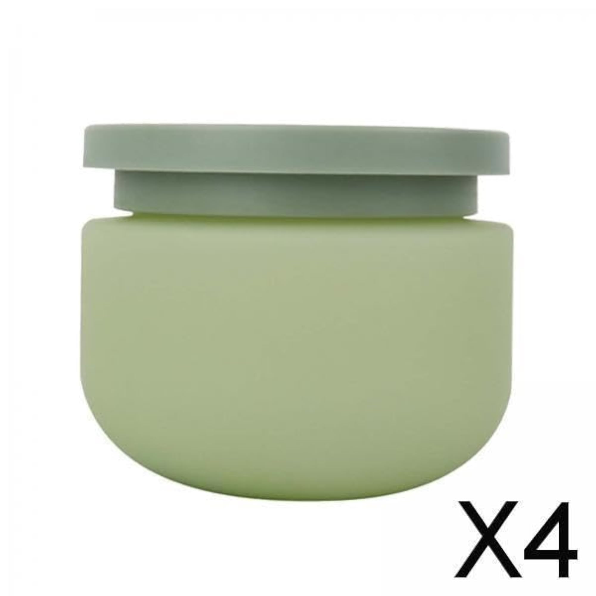 4X Cream Jar with Lids Leakproof Cosmetic Containers for Gel Lotion