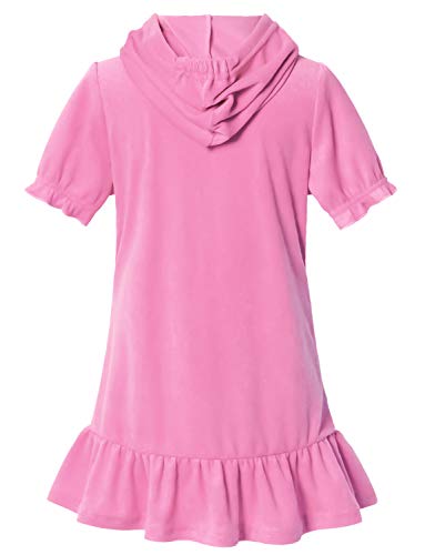 QPANCY Girls Swimsuits Coverups Terry Cover-Up Pink2