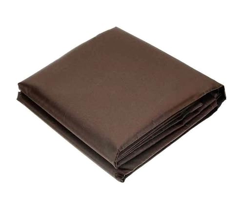 Couverture table jardin 150x150x70cm bâche marron imperméable - 2