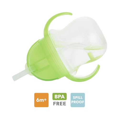 Image of Munchkin Click Lock Tip & Sip Weighted Straw Cup, Green
