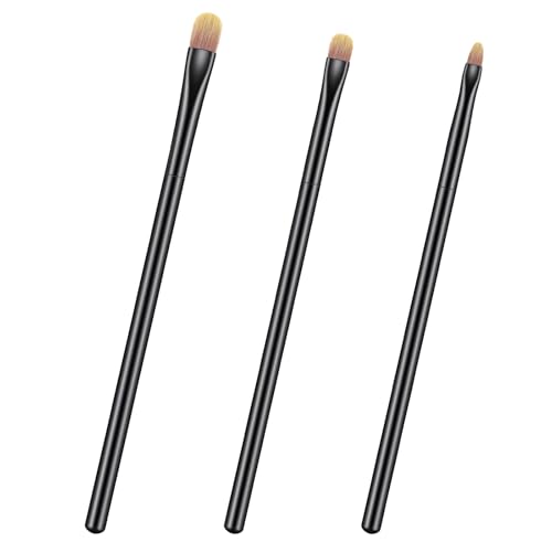 3PCS Flat Concealer Brush Set for Precise Coverage