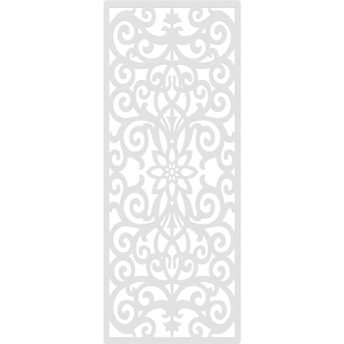 Image of 29 3 /8 inchW x 74 3 /8 inchH x 3 /8 inchT Buel Decorative Fretwork Wall Panels in Architectural Grade PVC