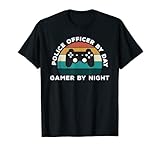 Funny Police Officer Gamer Job Joke