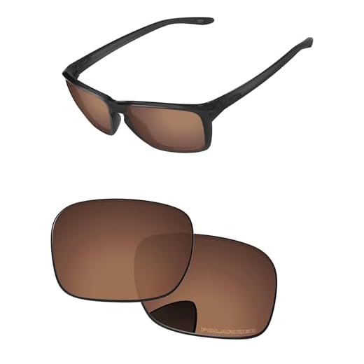 PapaViva Lentes de reposição para óculos de sol Oakley Sylas OO9448 57 mm, Cobre marrom, Sylas
