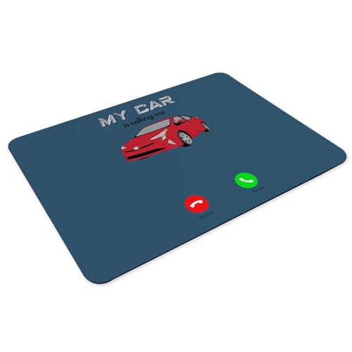 Sets de table bleu caoutchouc antidérapant grand format de 4 pièces - 3
