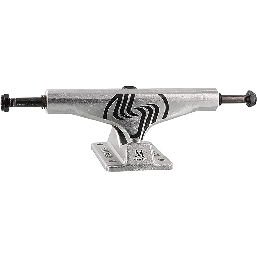 Silver Skate Trucks M-Class Hollow Polished/Black Skateboard Trucks - 5.0