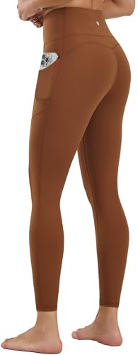PERSIT Gym Leggings for Women with Pockets 25''/28'' - High Waisted Buttery Soft Womens Yoga Pants Workout Sports Running Activewear Leggings - Image 5