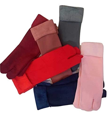 UNDERLOOP Socks Winter Warmer Thicken Thermal Wool Snow Socks Soft Velvet Floor Socks for Ladies Girls Women Fully Stretchable (Pack of 4) Colour May Vary