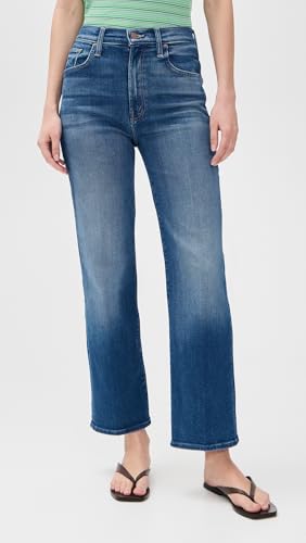MOTHER Women's The Rambler Zip Flood Jeans2