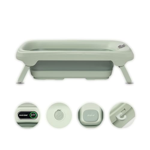 Maxi-Cosi Indigo Opvouwbaar Babybadje, 0-4 jaar, met geïntegreerde HighSense thermometer en antislipmat