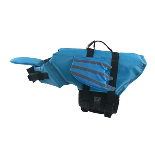 COSMEVIVI Ergonomic Handle Design Dog Clothes Portable Life Vest Dog Swimsuit Bright for