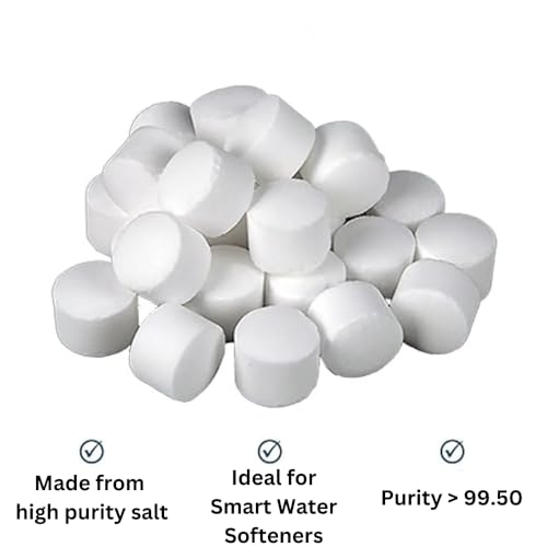 Image of Softener Salt Tablets For Water Softener Water Purification Tablets or Pellet for Water Softener Regeneration For Home & Office.10 kg, Pack�