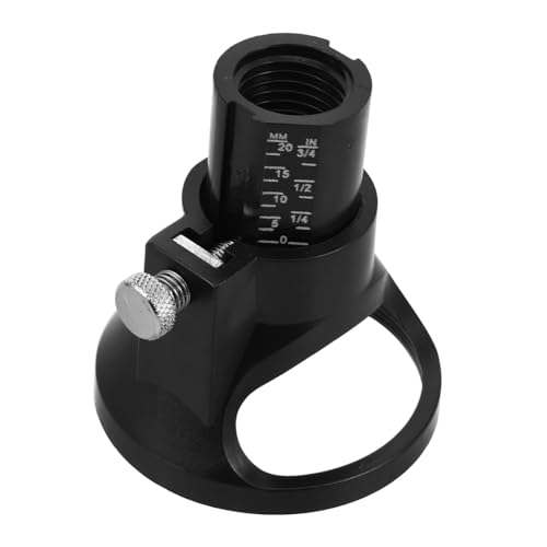 ORFOFE 11個点転工具用切断ガイドアタッチメントとルータービット研削アクセサリー 静音設計電動グラインダー用精密ドリル位置決め工具 木
