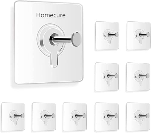 Image of Photo Frame Hooks for Wall Without Drilling, | Self-Adhesive Hooks for Wall Heavy Duty Strong | Nail Free for Hanging Photo Frame Stainless Steel | (Nail Hook, Pack of 5)