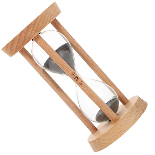 TEHAUX 計柱木製砂時計 キッチン用装飾マー 持ち運び可能 耐久性 インテリア用 の遊びや贈り物に