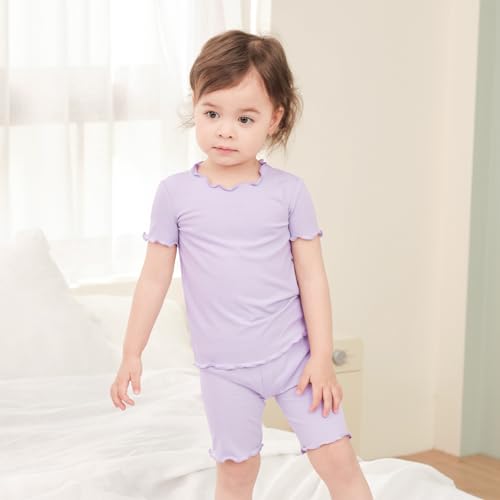 Image of pureborn Baby Pajamas Set Toddler Snug Fit Cotton Sleepwear 2pcs 12M-7Y