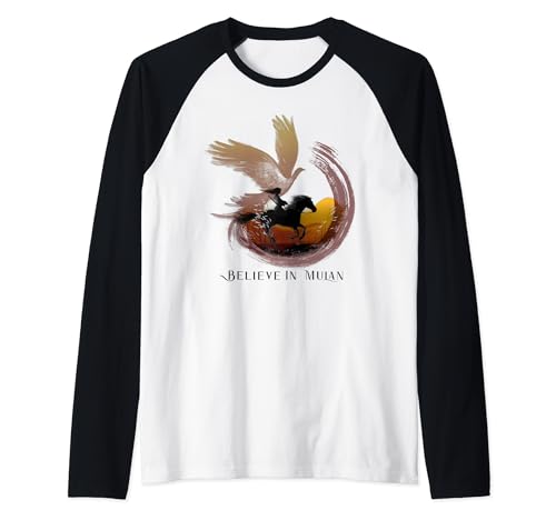 T-shirt Mulan au motif artistique collage aquarelle unique
