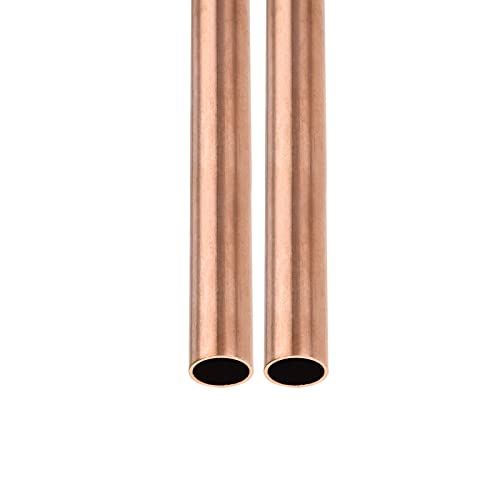 DTGN 200x16x1mm(L*OD*Grosor) Tubo Redondo de Cobre - 1pcs Varilla de Cobre Hueco Redondo Metal Tubos sin Costuras para Maquinaria Equipo Bricolaje Decorativo Marco Manualidades