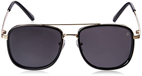 Óculos de sol Croisette, Les Bains, Unissex, Dourado, Preto, Único, MG1382-C2