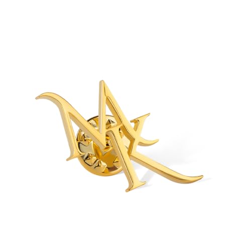 callie Personalized Initials Name Brooch Pin - Custom Lapel Pin for Men Suits with Monogram Letters, Birthday Anniversary Wedding Jewelry Gifts for Men Women