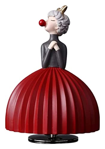 Statue de fille soufflant des bulles en résine pour table salon CNCNSH