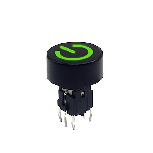 Interruptor táctil de luz grabado a láser con acabado premium de 15 mm para paneles 2