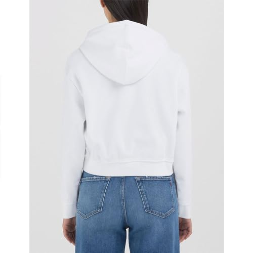 Sweatshirt à capuche Replay W3103b femme en coton doux noir pour style décontracté - 2