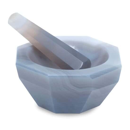 Vista 2 de Cole-Parmer Juego de mortero y mortero de ágata de 2", 0.3 fl oz