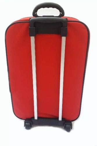 Mala Viagem Bordo Mão Pequena Paiva 2 Rodinhas Medidas ANAC 55x35x25cm (Vermelho)