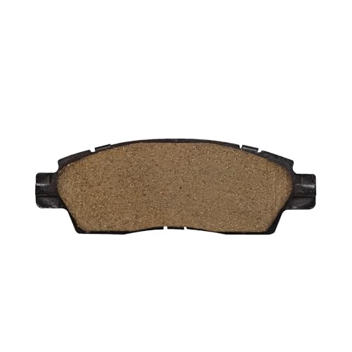 Image of Detroit Axle - Rear Brake Pads for Chevy Trailblazer EXT Traverse Enclave Rainier GMC Acadia Envoy XL XUV Isuzu Ascender Saturn Outlook Saab 9-7x Olds Bravada, Ceramic Brake Pads Replacement