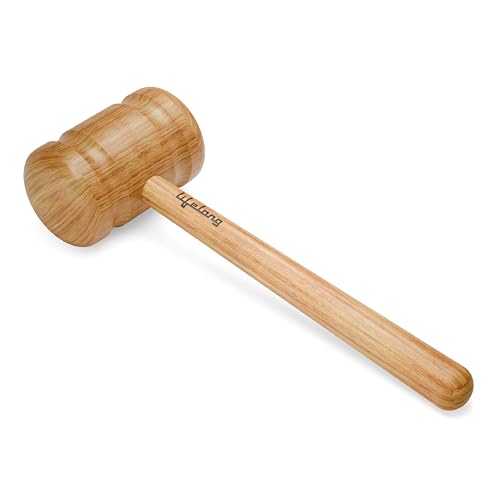 Image of Lifelong Wooden Bat Mallet for Cricket | Dual-Sided, Precision-Crafted | Durable Wood Construction | Optimally Balanced for Efficient Bat Preparation