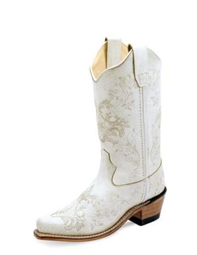 Old West Unisex-Child Fashion Western Boots