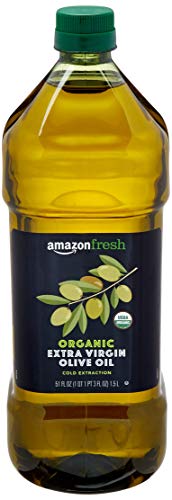 AmazonFresh Organic Extra Virgin Olive Oil, 1.5L (51 fl.oz.)