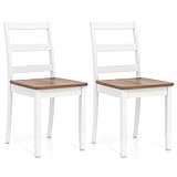 【Montage Facile】 Chaque chaise sans accoudoirs mesure 40 x 40 x 85 cm (L x l x H), avec une hauteur d'assise de 45 cm. De plus, grâce à sa structure simple et aux illustrations claires du manuel d'utilisation, vous pouvez facilement assembler les chaises.
