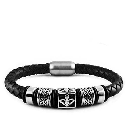 Bracelets pour Hommes en Cuir MOCHAMIK Idéal pour Fête et Style Décontracté