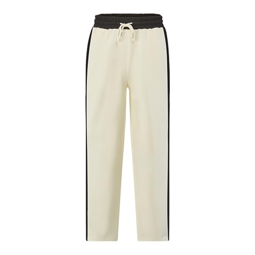 Men's Fashion Color Block Sweatpants Casual Straight Leg Athletic Pants Lightweight Workout Running Baggy Pants4