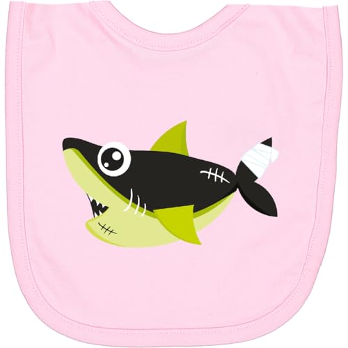 inktastic Halloween Shark, Bandage, Trick or Treat Newborn Bib