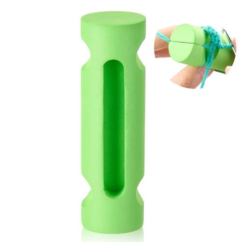 Threlaco 1 Pack Crochet Tool 4 Inch All Yarn Sizes Crochet Tension Tools Learn How to Make Circle Stitch and Guide Knitting Holder Accessories for Beginners Birthday Mothers Day Gifts(Green)