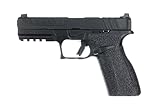 TALON Grips Adhesive Grip Compatible with Springfield Echelon Medium Grip Size- Made in The USA (Rubber-Black, Large Backstrap)